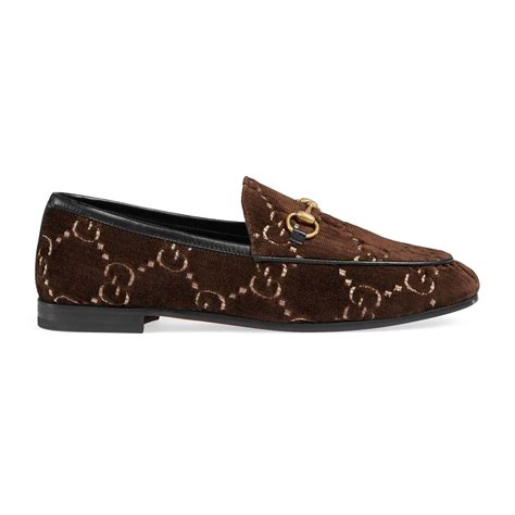 gucci velvet loafers womens|gucci jordaan velvet loafer.